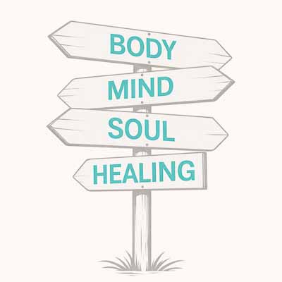 Symbolbild Energetisches Heilen in Mosbach - Schild zeigt mehrere Wegweiser